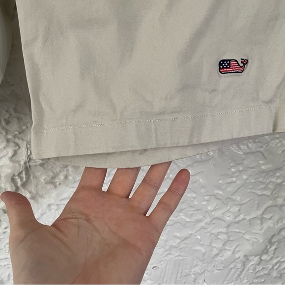 Vineyard Vines Men’s Breaker Short 9” Patriotic Whale Tan Casual Short Size 36 - Picture 3 of 14